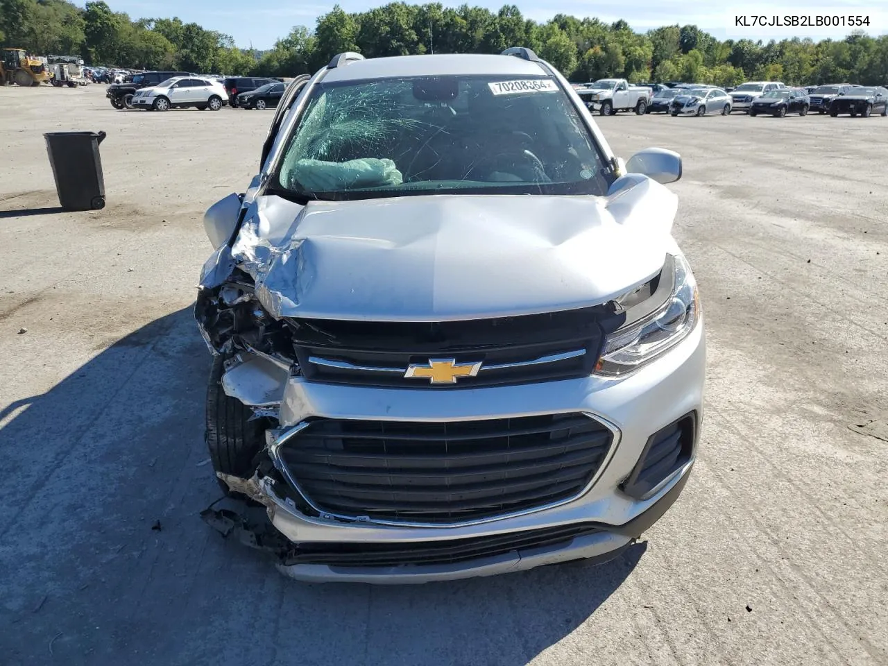 KL7CJLSB2LB001554 2020 Chevrolet Trax 1Lt