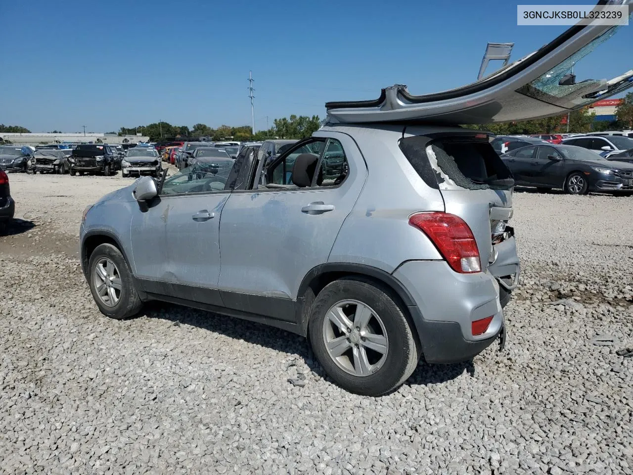 2020 Chevrolet Trax Ls VIN: 3GNCJKSB0LL323239 Lot: 70492604