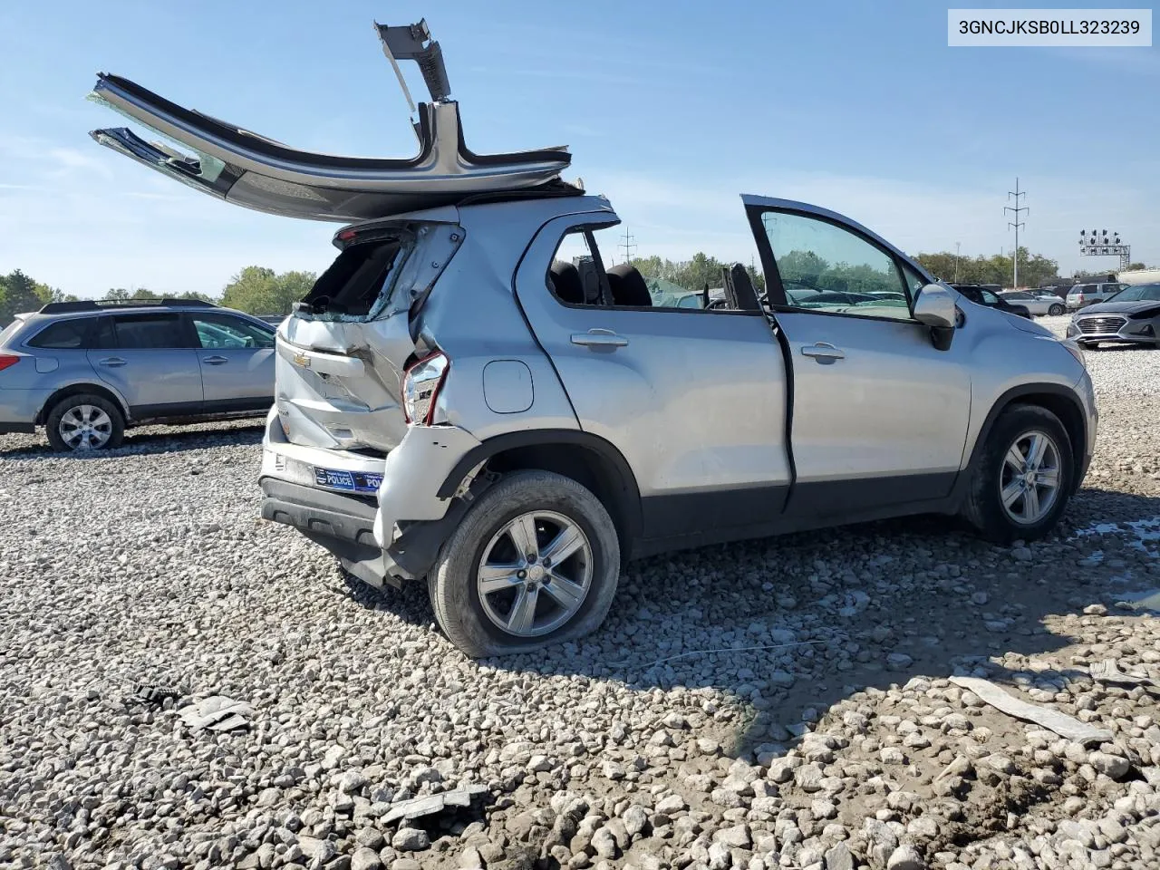 2020 Chevrolet Trax Ls VIN: 3GNCJKSB0LL323239 Lot: 70492604