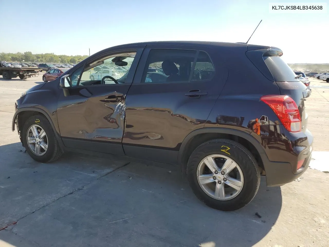 KL7CJKSB4LB345638 2020 Chevrolet Trax Ls