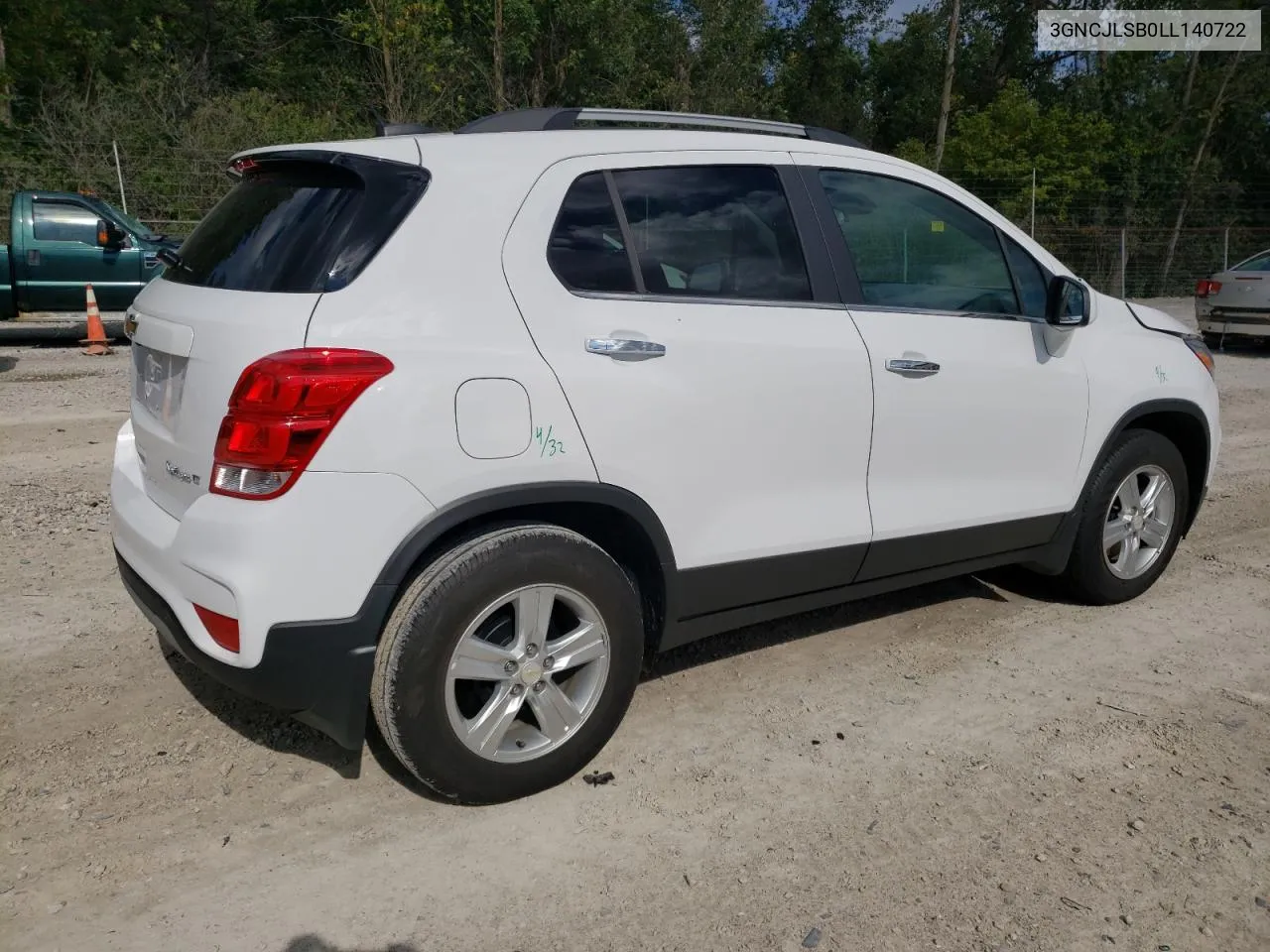 2020 Chevrolet Trax 1Lt VIN: 3GNCJLSB0LL140722 Lot: 70622754