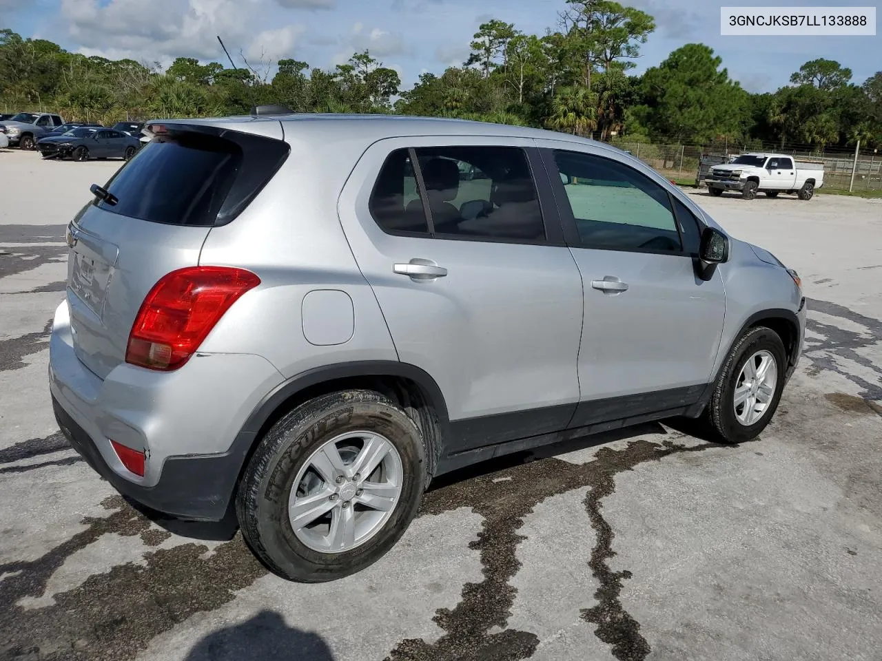 2020 Chevrolet Trax Ls VIN: 3GNCJKSB7LL133888 Lot: 70770934