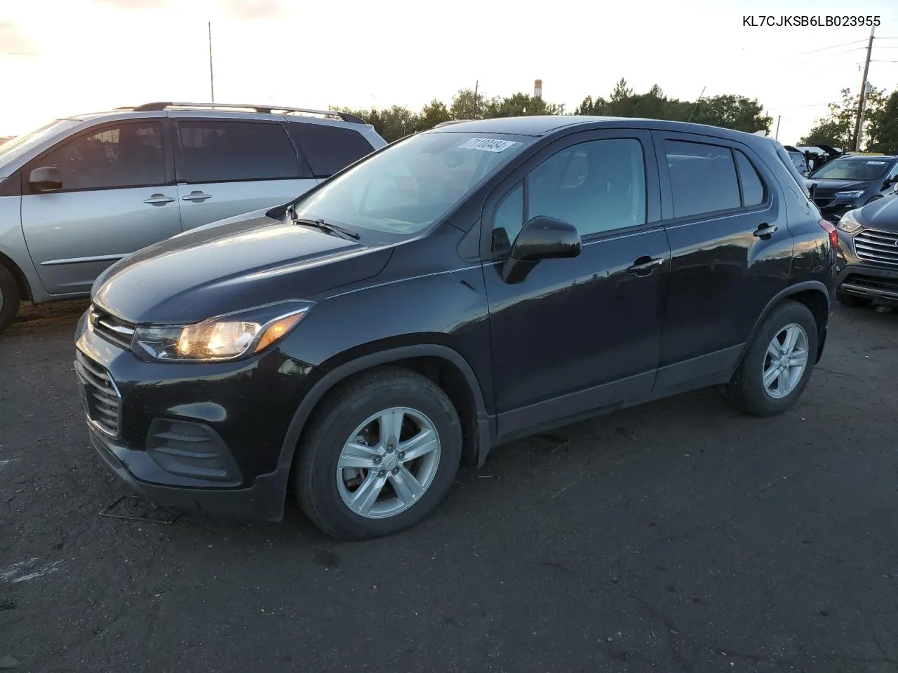 2020 Chevrolet Trax Ls VIN: KL7CJKSB6LB023955 Lot: 71100484