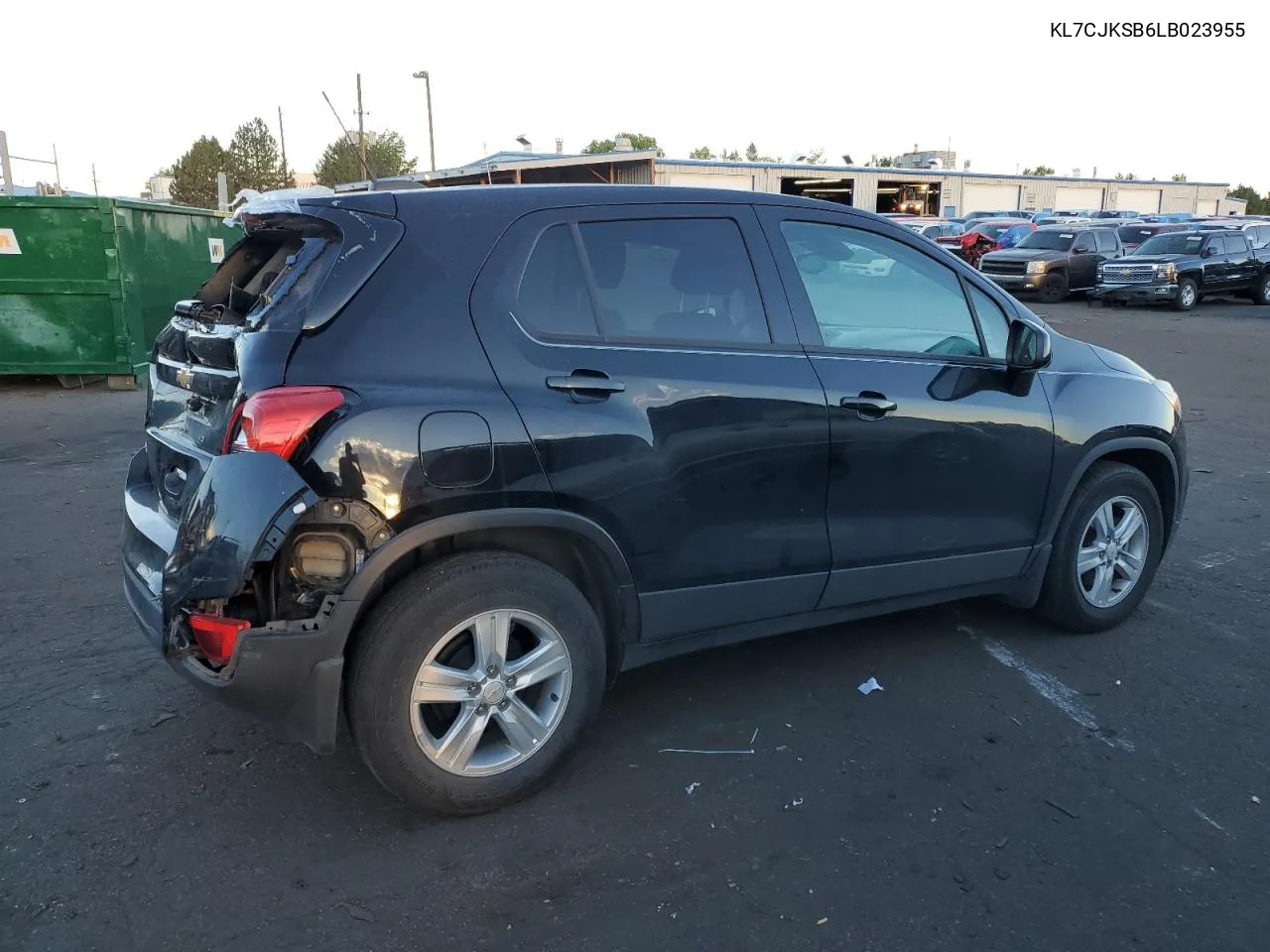 2020 Chevrolet Trax Ls VIN: KL7CJKSB6LB023955 Lot: 71100484