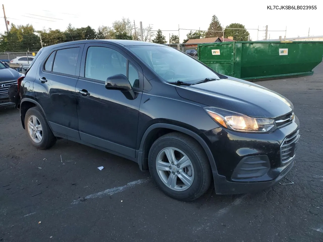 2020 Chevrolet Trax Ls VIN: KL7CJKSB6LB023955 Lot: 71100484