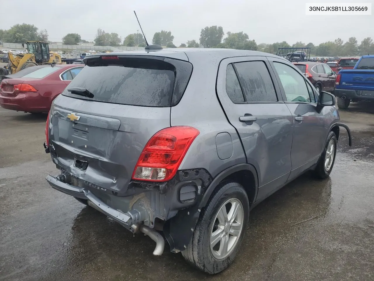 2020 Chevrolet Trax Ls VIN: 3GNCJKSB1LL305669 Lot: 71175024