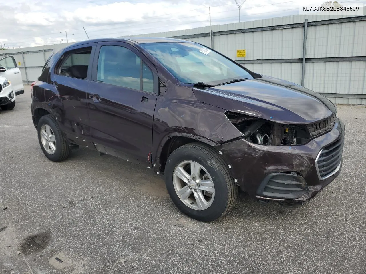 KL7CJKSB2LB346609 2020 Chevrolet Trax Ls