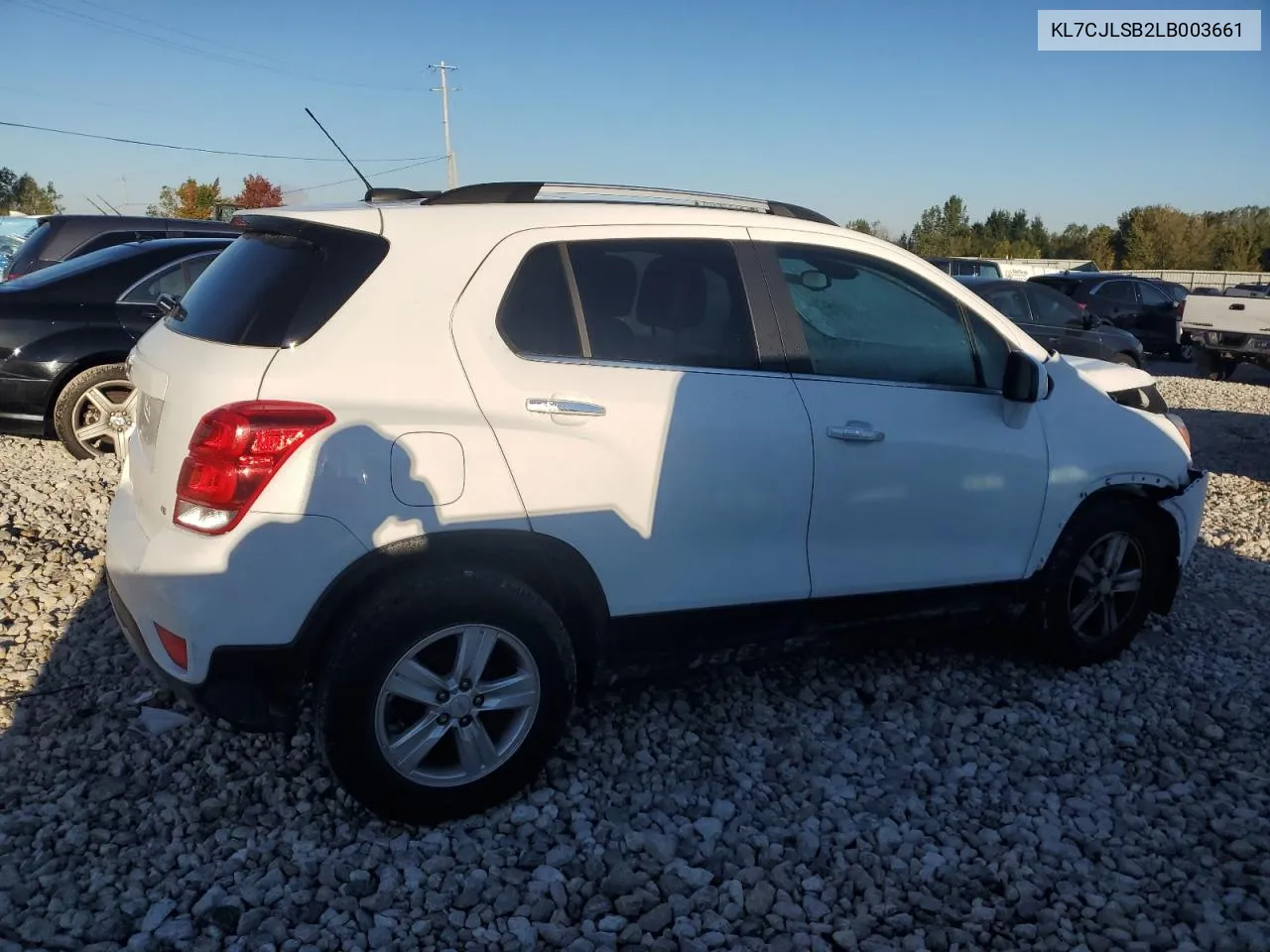 2020 Chevrolet Trax 1Lt VIN: KL7CJLSB2LB003661 Lot: 71475094