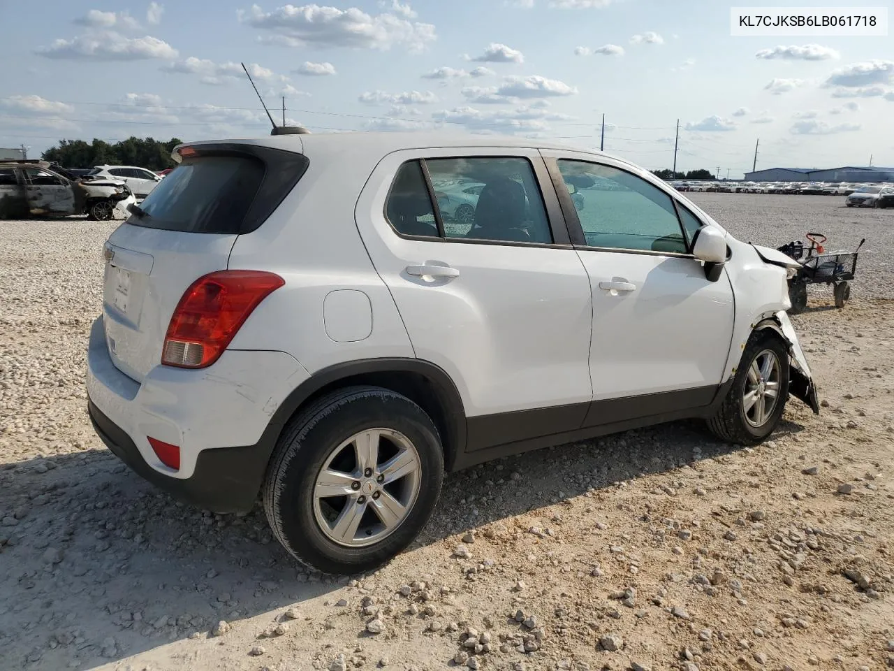 2020 Chevrolet Trax Ls VIN: KL7CJKSB6LB061718 Lot: 71687504