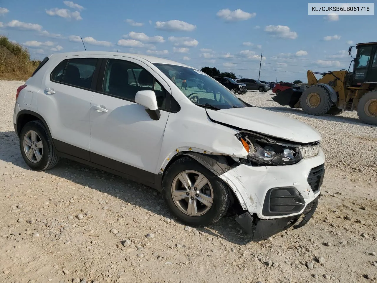 2020 Chevrolet Trax Ls VIN: KL7CJKSB6LB061718 Lot: 71687504