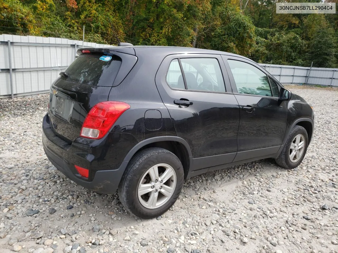 2020 Chevrolet Trax Ls VIN: 3GNCJNSB7LL290404 Lot: 71793774