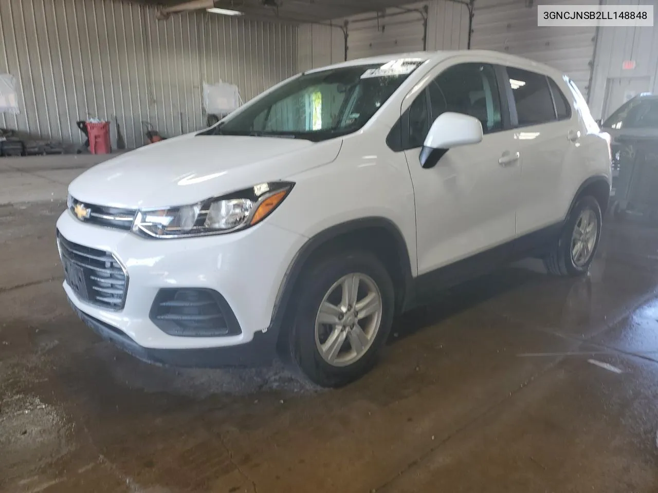 2020 Chevrolet Trax Ls VIN: 3GNCJNSB2LL148848 Lot: 71827344