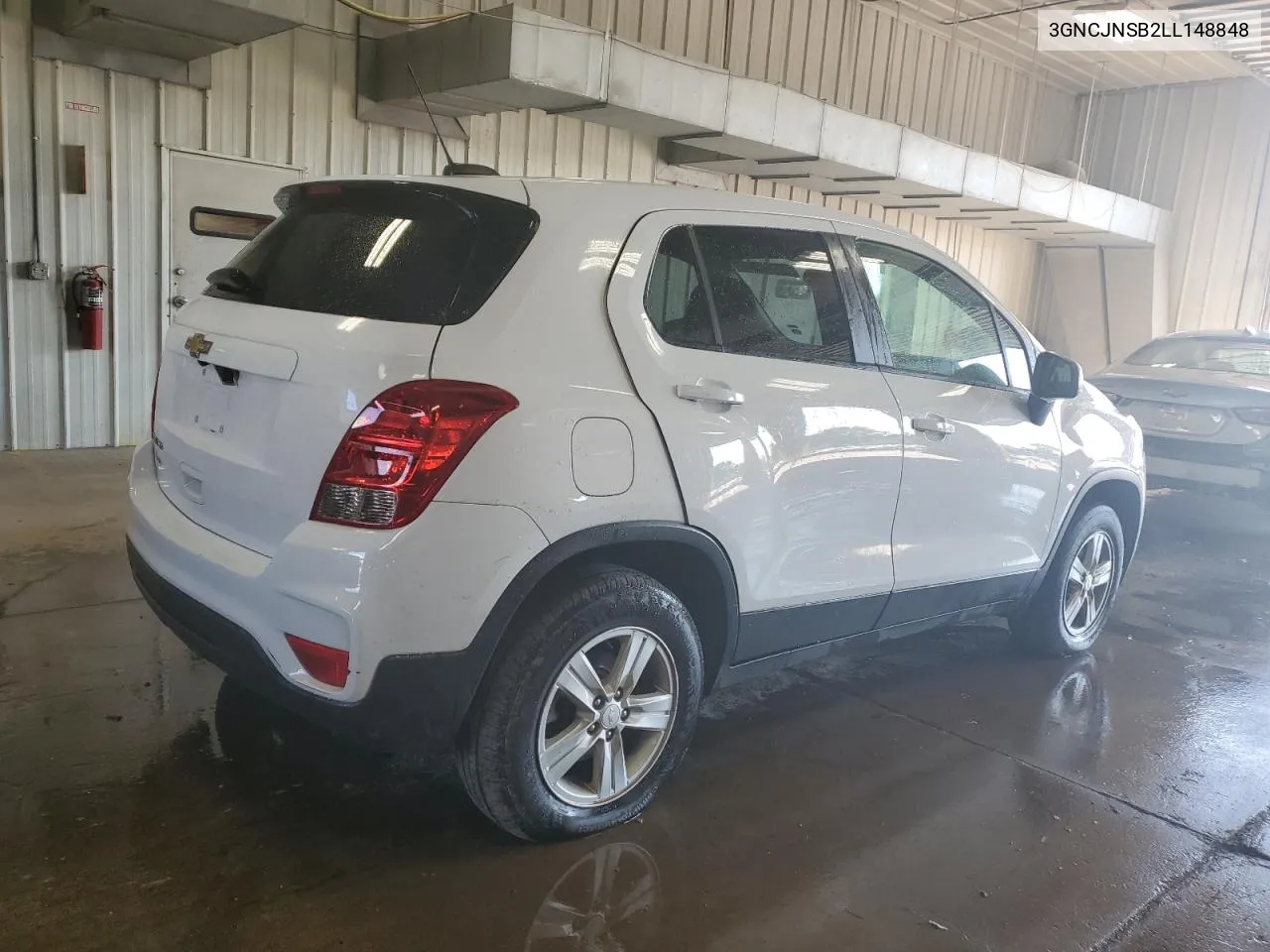 2020 Chevrolet Trax Ls VIN: 3GNCJNSB2LL148848 Lot: 71827344