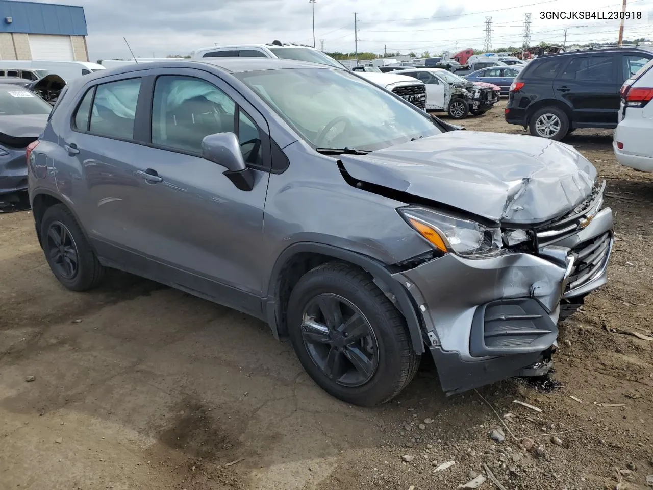 2020 Chevrolet Trax Ls VIN: 3GNCJKSB4LL230918 Lot: 71946174