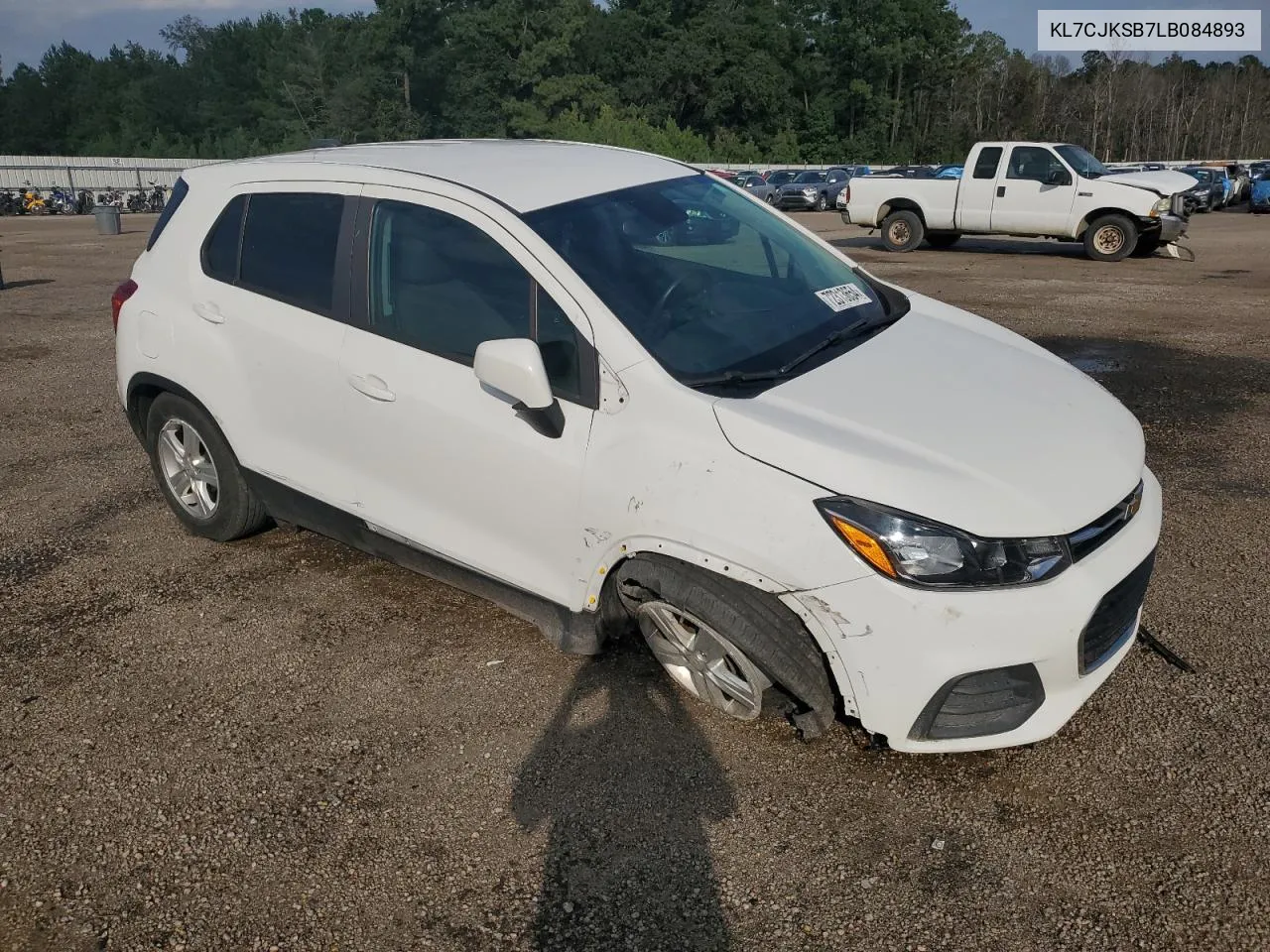 2020 Chevrolet Trax Ls VIN: KL7CJKSB7LB084893 Lot: 72313654