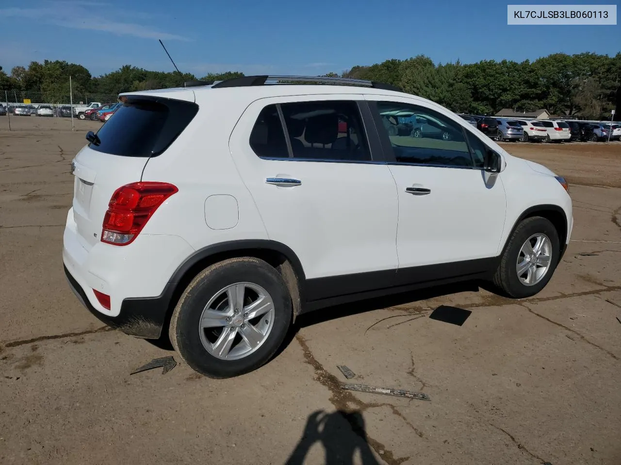 2020 Chevrolet Trax 1Lt VIN: KL7CJLSB3LB060113 Lot: 72338274