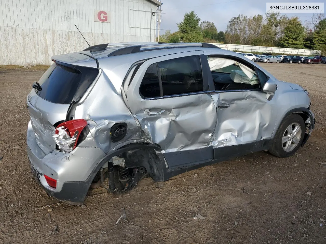 2020 Chevrolet Trax 1Lt VIN: 3GNCJLSB9LL328381 Lot: 72891264