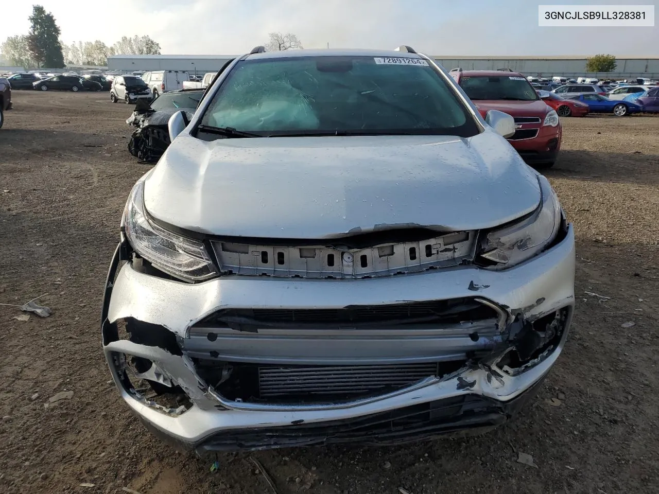 2020 Chevrolet Trax 1Lt VIN: 3GNCJLSB9LL328381 Lot: 72891264