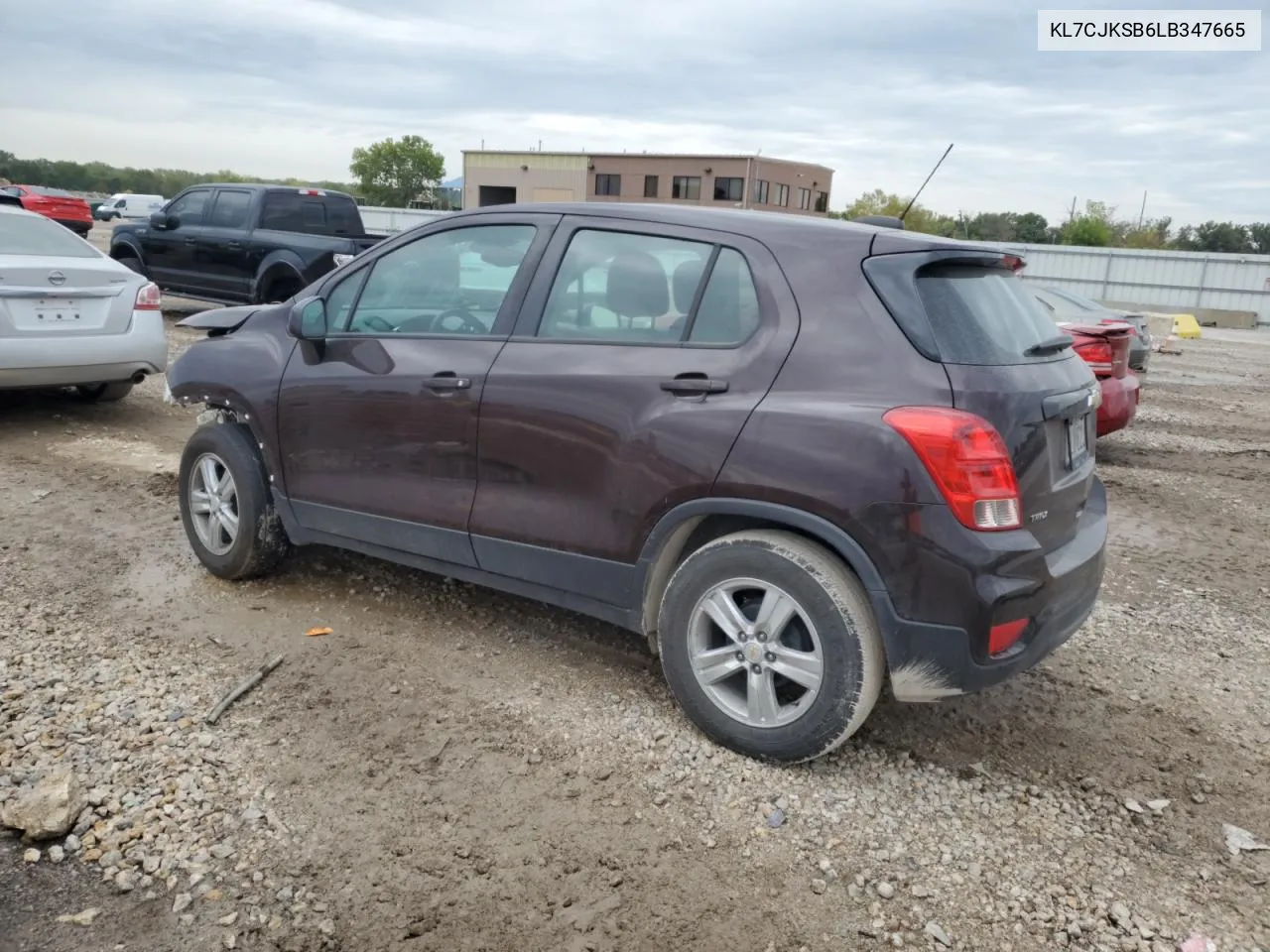 2020 Chevrolet Trax Ls VIN: KL7CJKSB6LB347665 Lot: 72930634