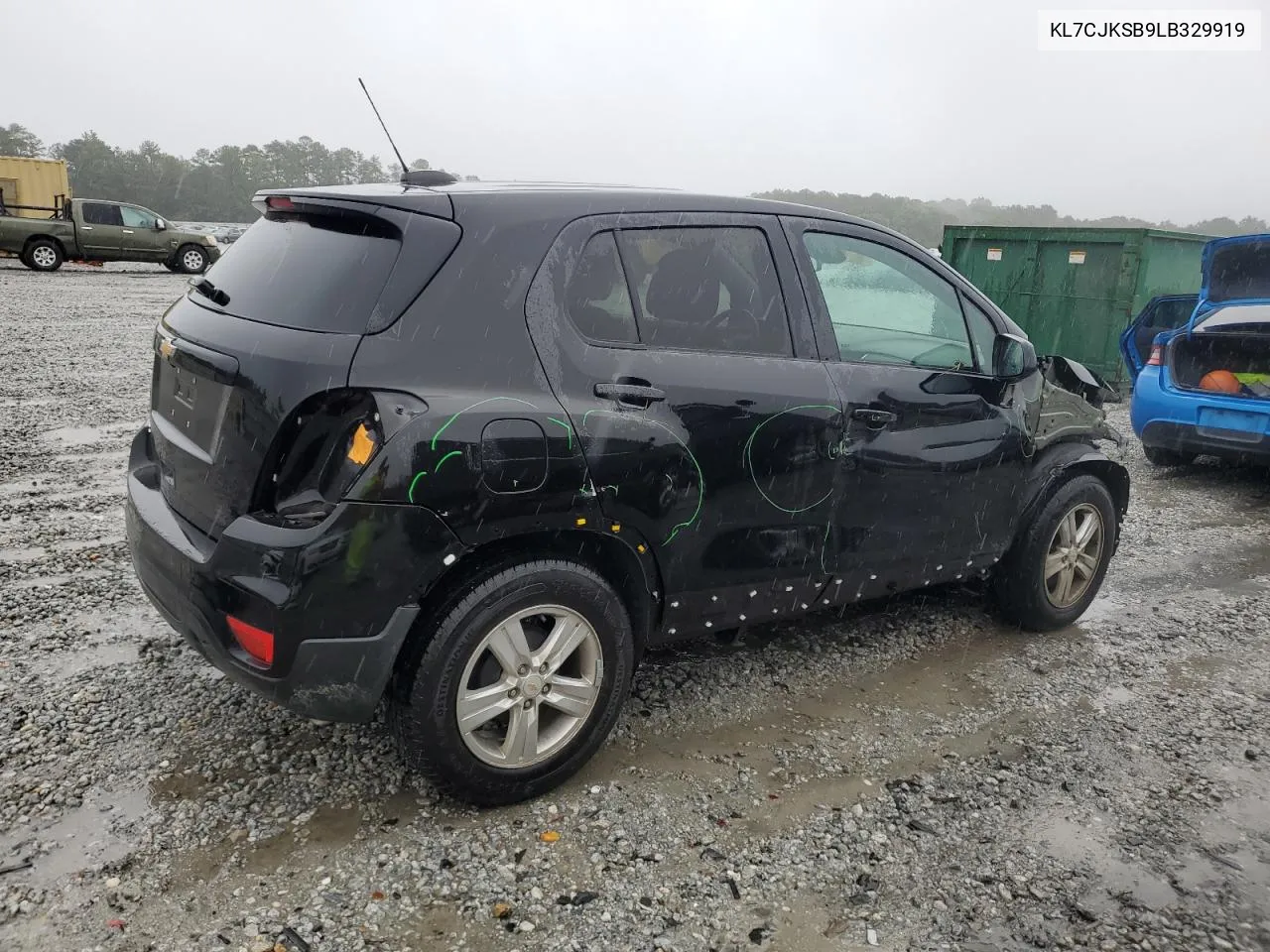 2020 Chevrolet Trax Ls VIN: KL7CJKSB9LB329919 Lot: 72937784