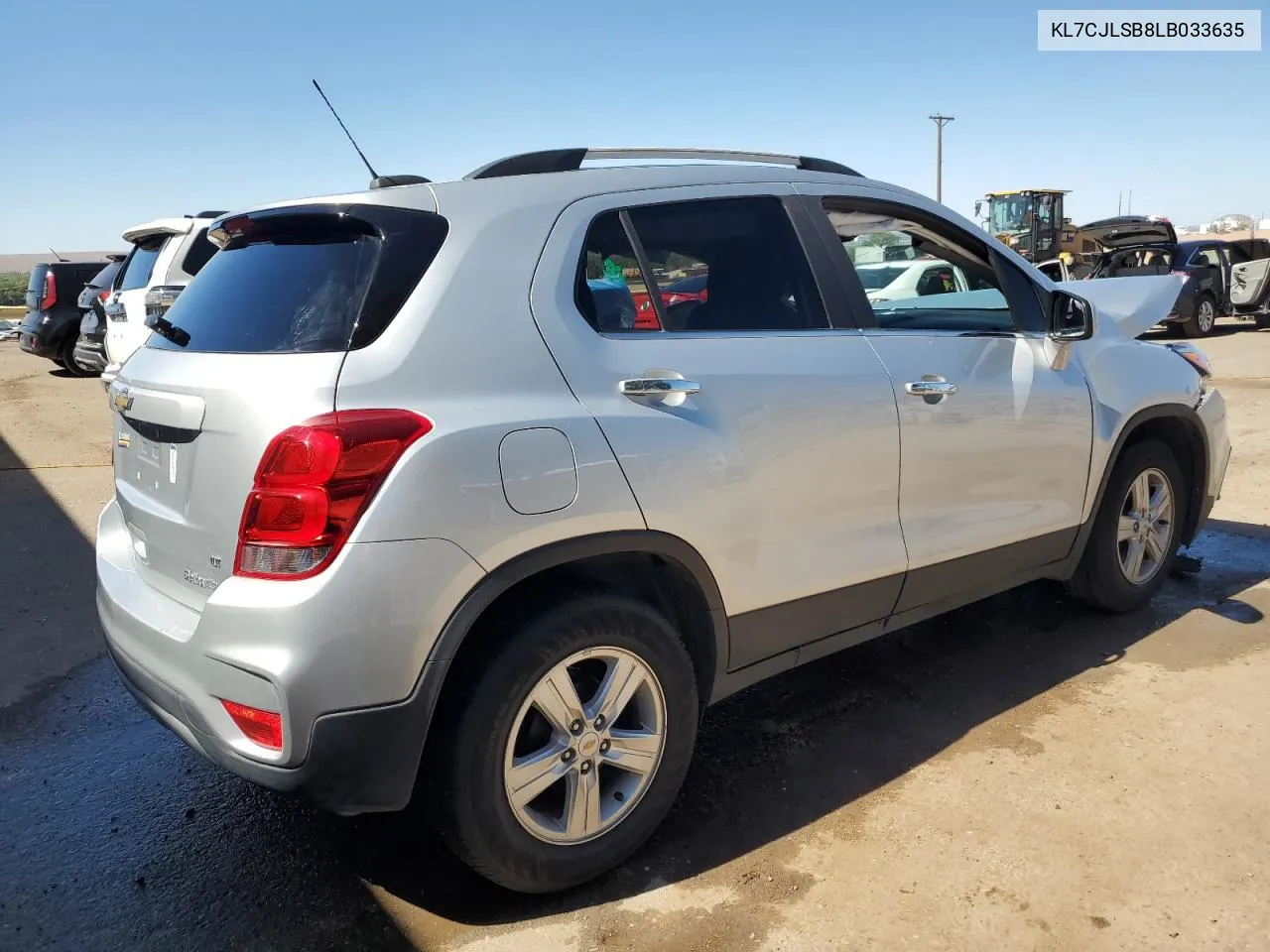 2020 Chevrolet Trax 1Lt VIN: KL7CJLSB8LB033635 Lot: 73176154