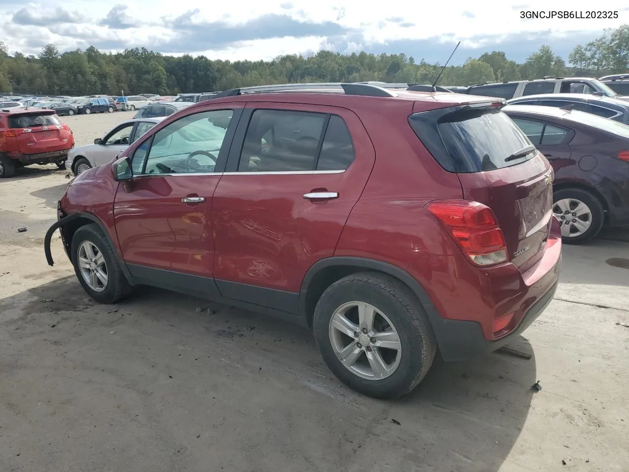 2020 Chevrolet Trax 1Lt VIN: 3GNCJPSB6LL202325 Lot: 73205704