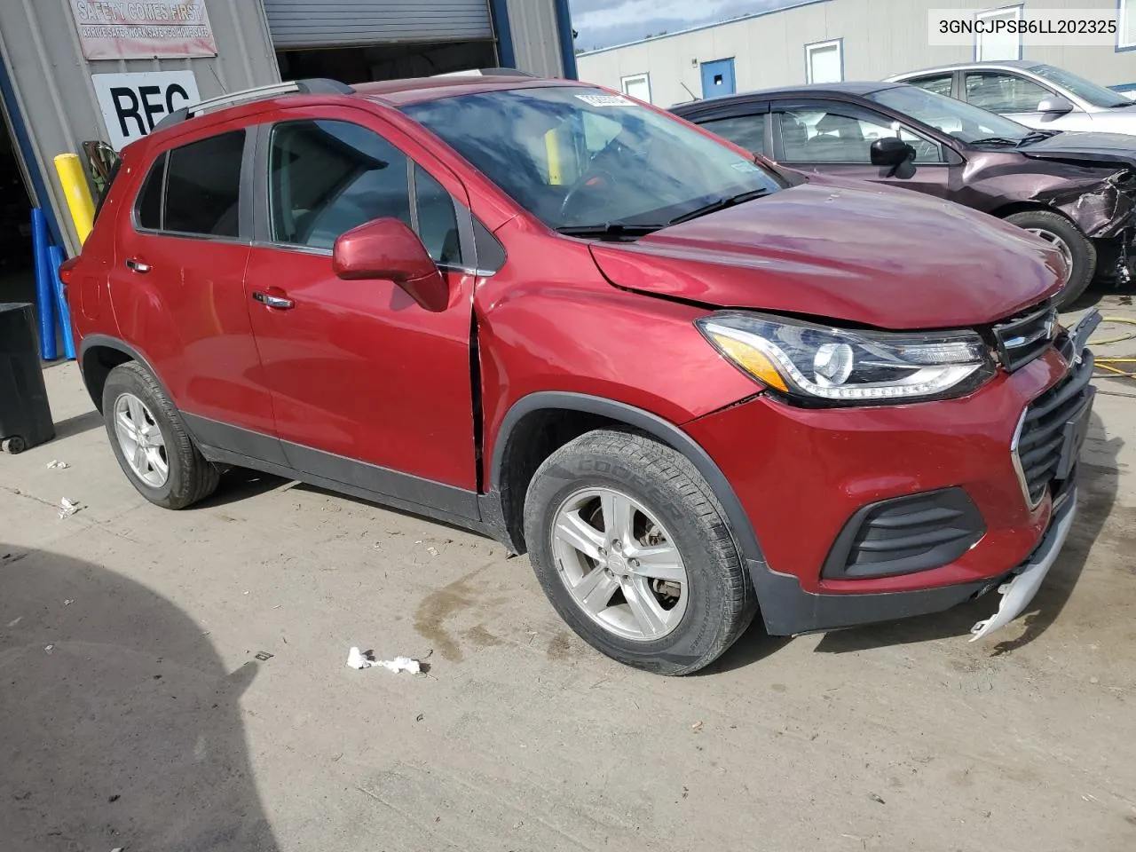 2020 Chevrolet Trax 1Lt VIN: 3GNCJPSB6LL202325 Lot: 73205704