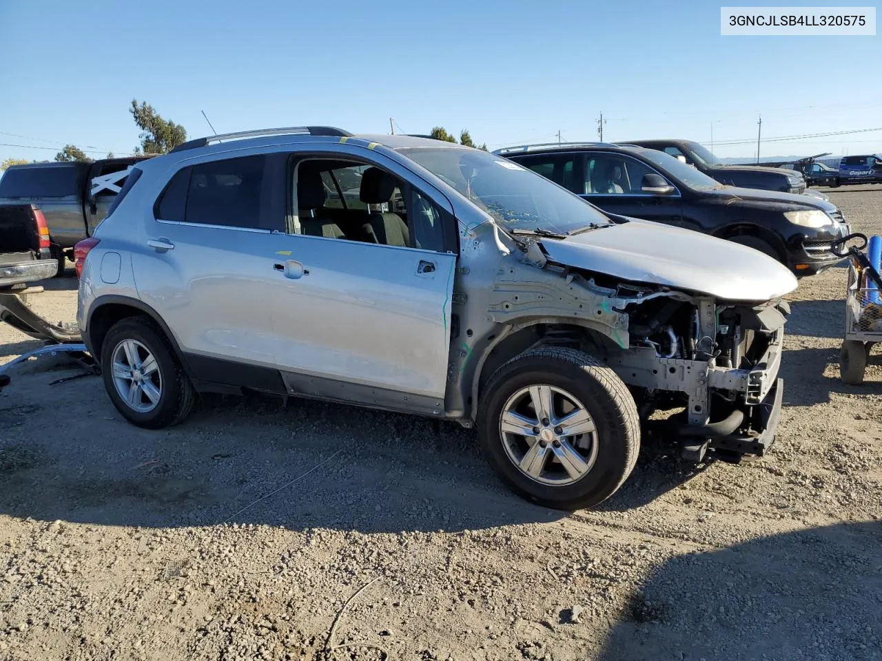 2020 Chevrolet Trax 1Lt VIN: 3GNCJLSB4LL320575 Lot: 73220674