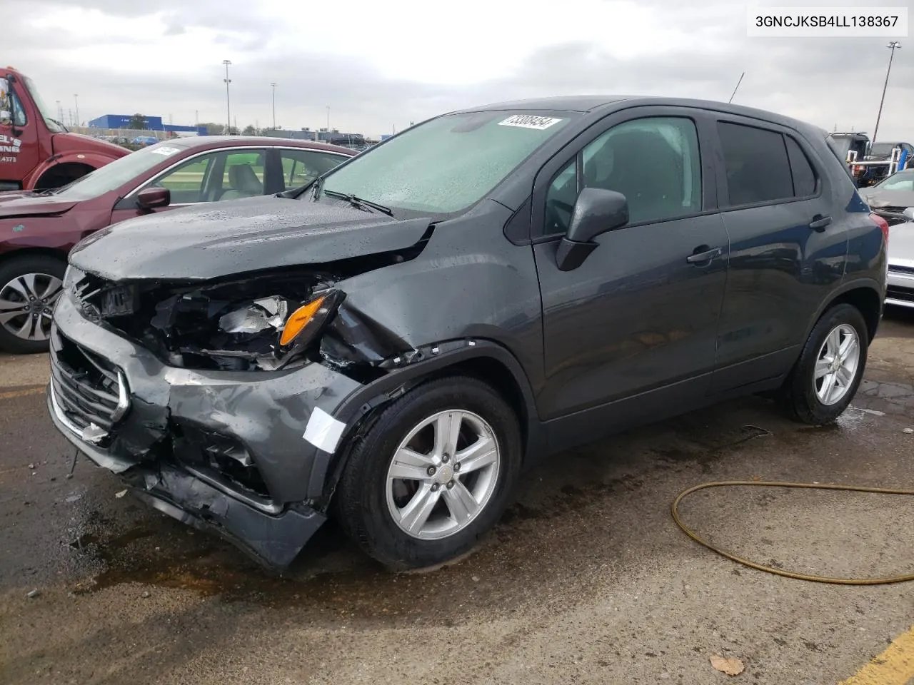 2020 Chevrolet Trax Ls VIN: 3GNCJKSB4LL138367 Lot: 73308454