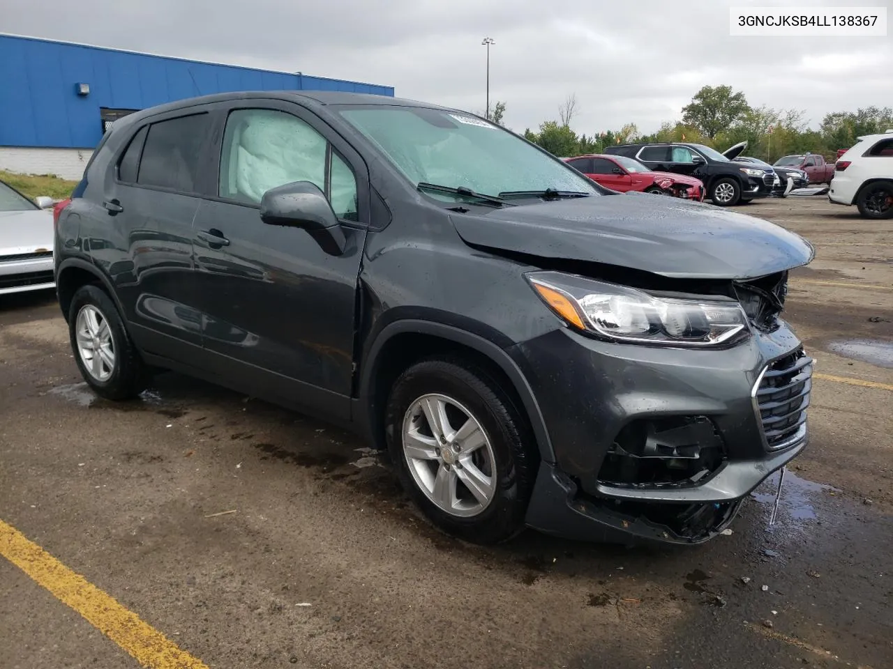 2020 Chevrolet Trax Ls VIN: 3GNCJKSB4LL138367 Lot: 73308454