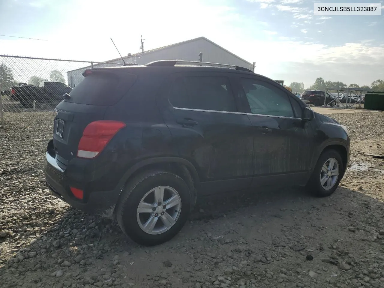 2020 Chevrolet Trax 1Lt VIN: 3GNCJLSB5LL323887 Lot: 73396194