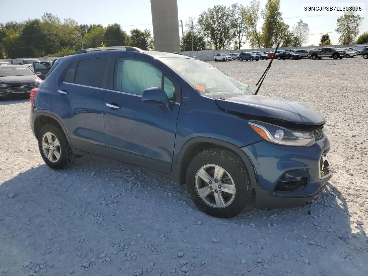 2020 Chevrolet Trax 1Lt VIN: 3GNCJPSB7LL303096 Lot: 73462914