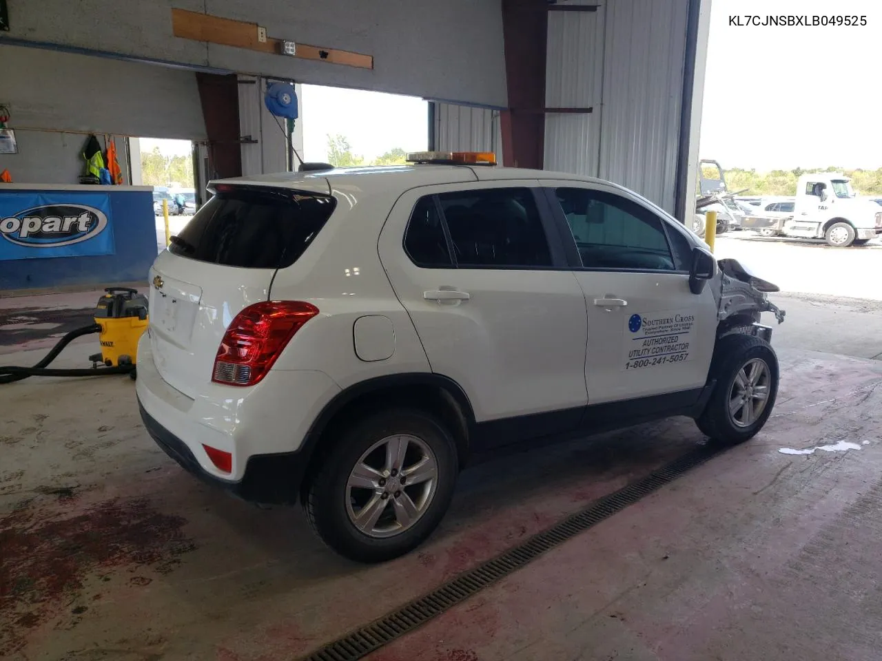 2020 Chevrolet Trax Ls VIN: KL7CJNSBXLB049525 Lot: 73481674