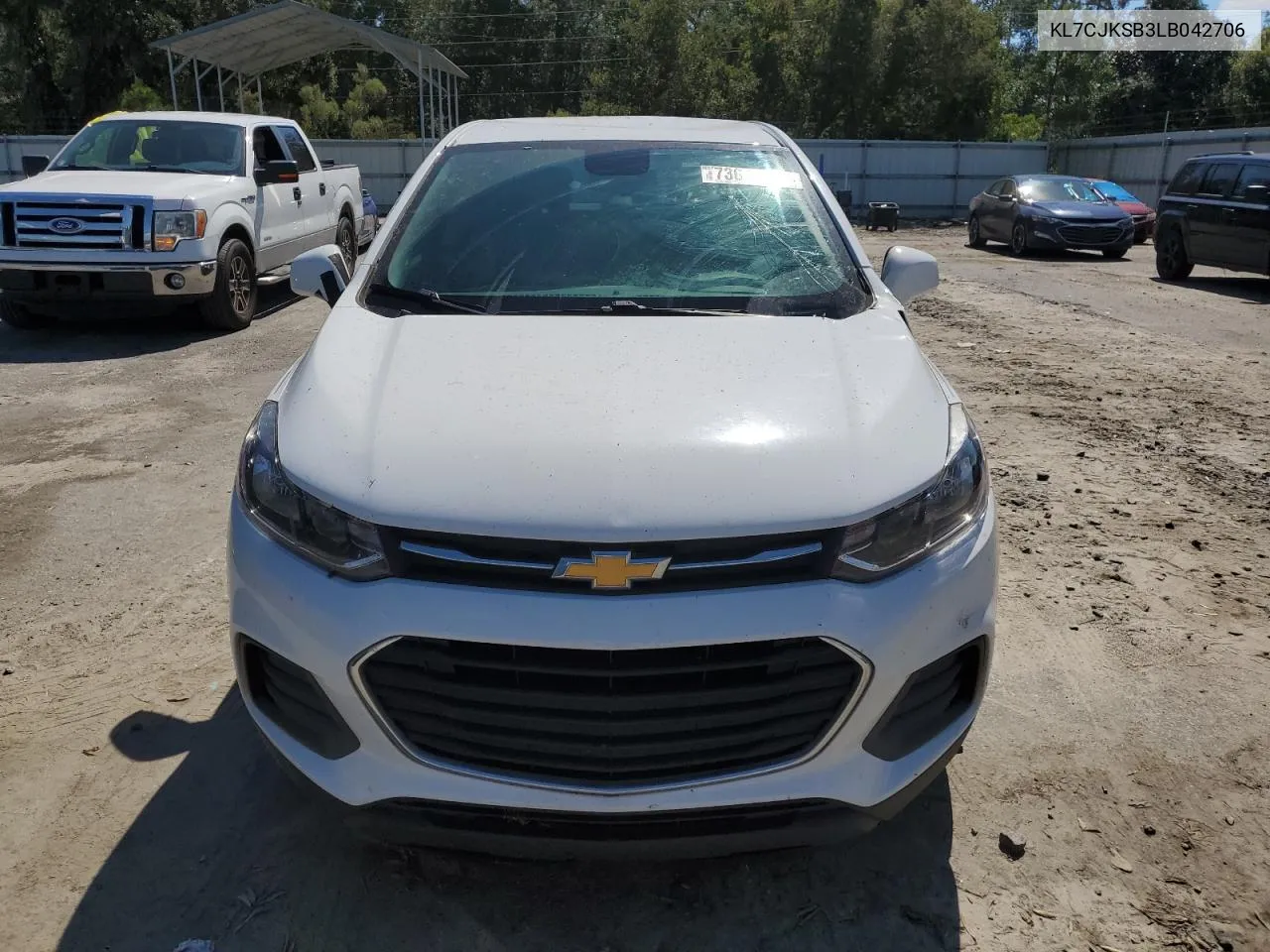 2020 Chevrolet Trax Ls VIN: KL7CJKSB3LB042706 Lot: 73640524