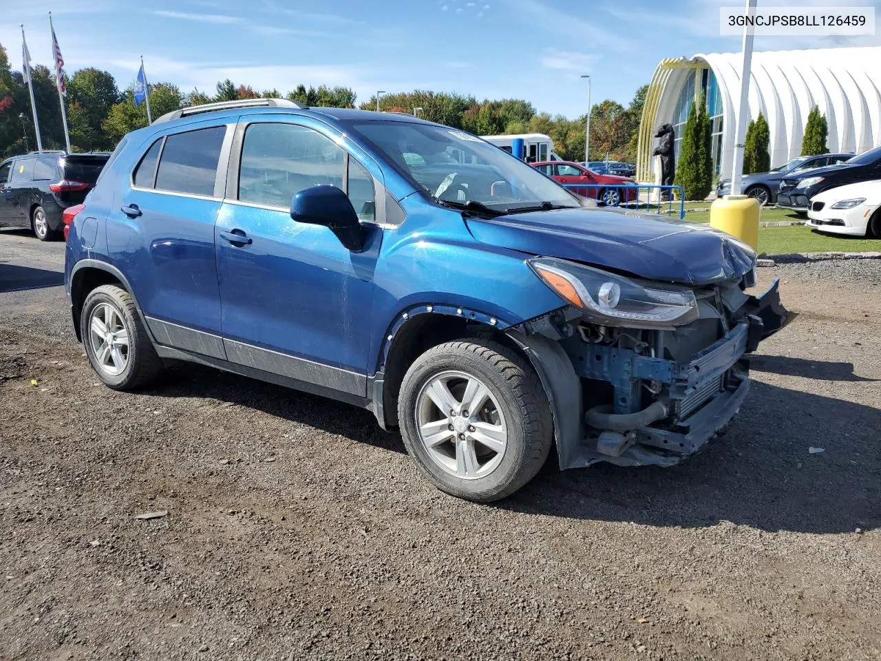 2020 Chevrolet Trax 1Lt VIN: 3GNCJPSB8LL126459 Lot: 73678574