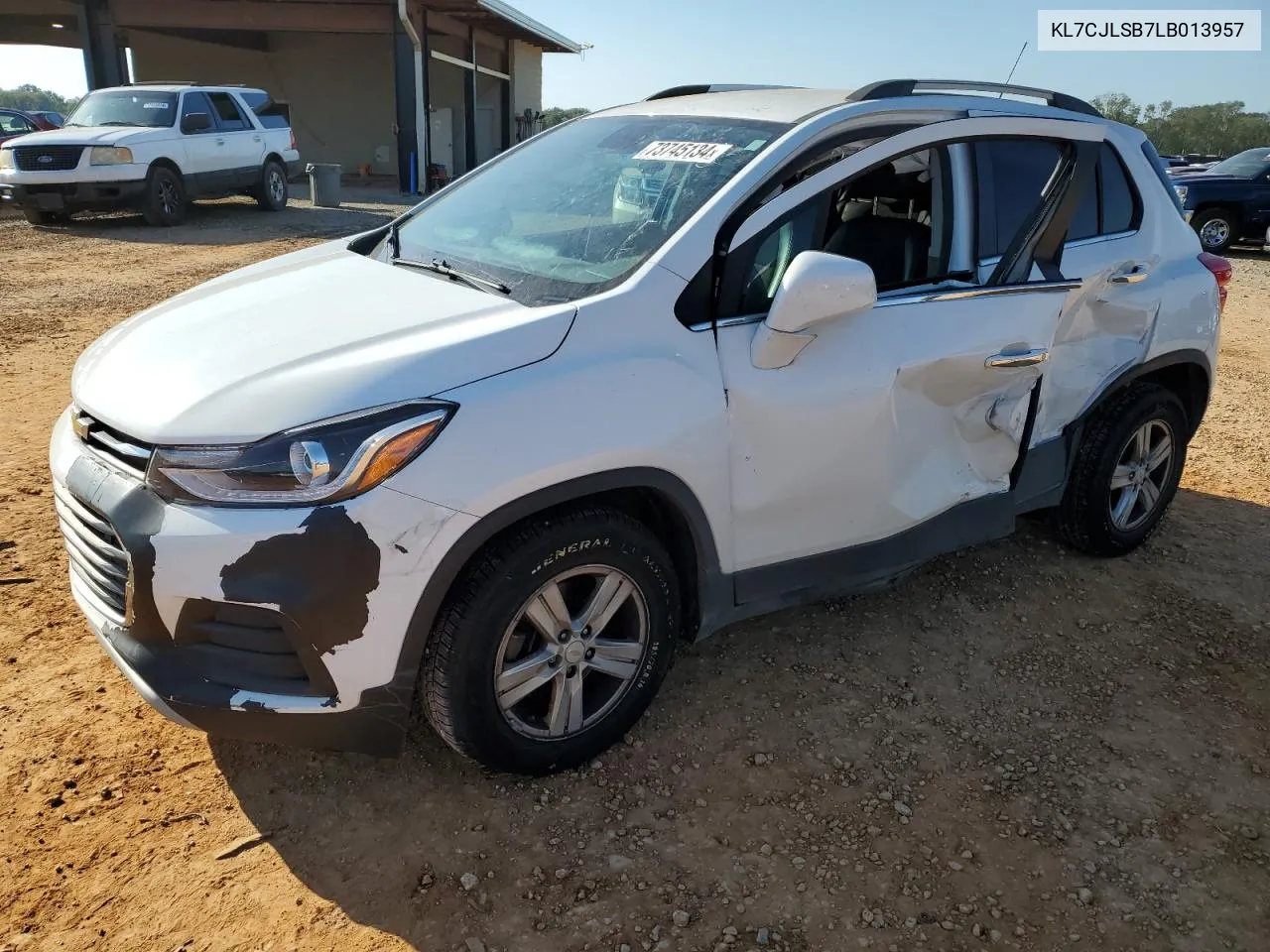 2020 Chevrolet Trax 1Lt VIN: KL7CJLSB7LB013957 Lot: 73745134