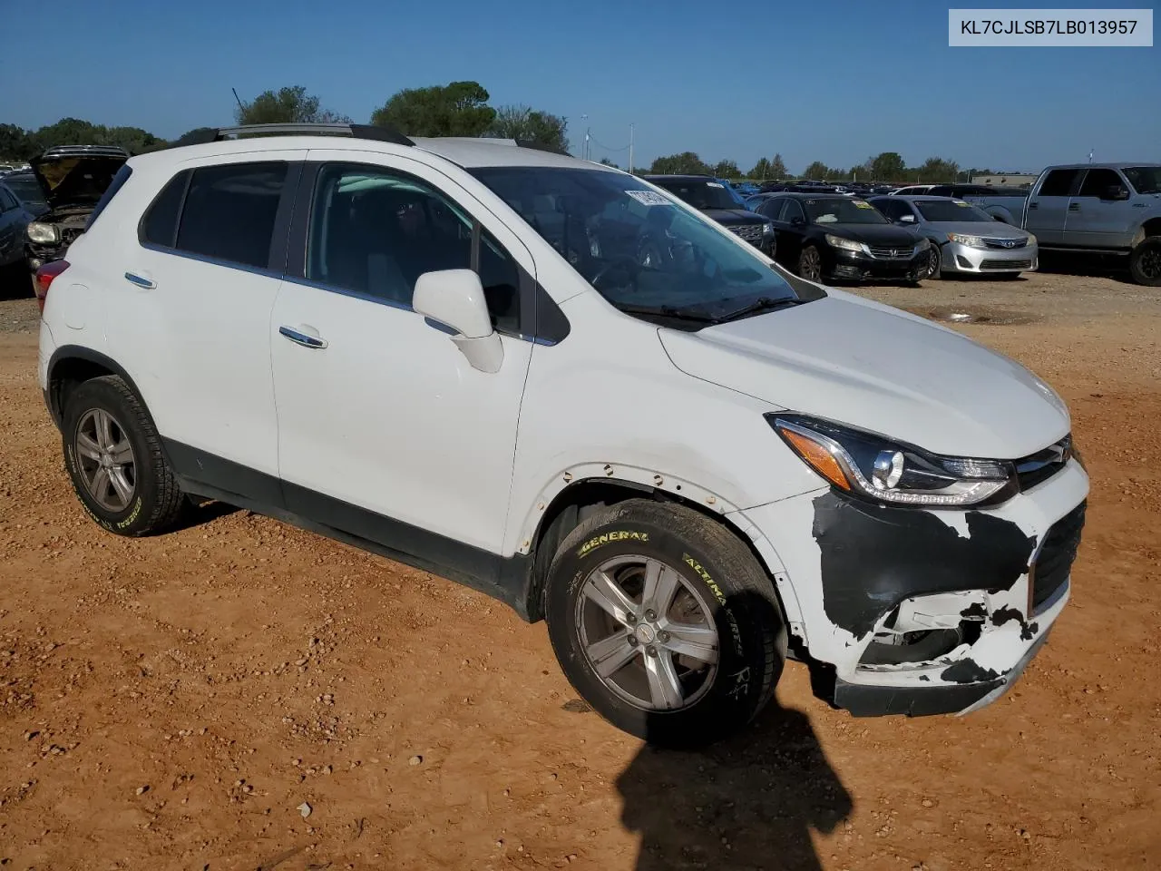 2020 Chevrolet Trax 1Lt VIN: KL7CJLSB7LB013957 Lot: 73745134