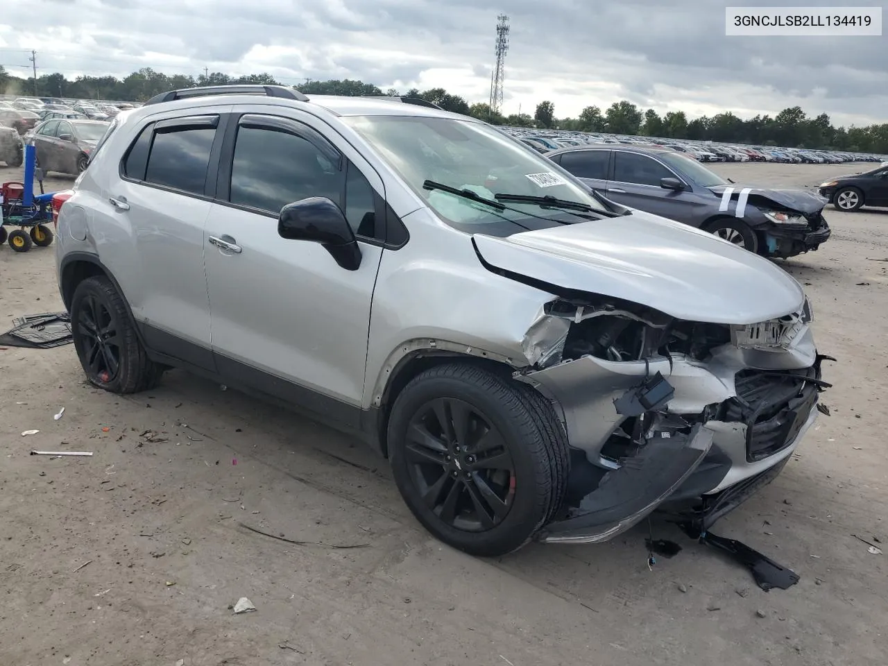 2020 Chevrolet Trax 1Lt VIN: 3GNCJLSB2LL134419 Lot: 73848794