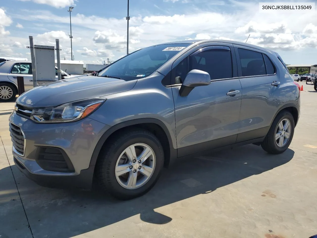 2020 Chevrolet Trax Ls VIN: 3GNCJKSB8LL135049 Lot: 73871224