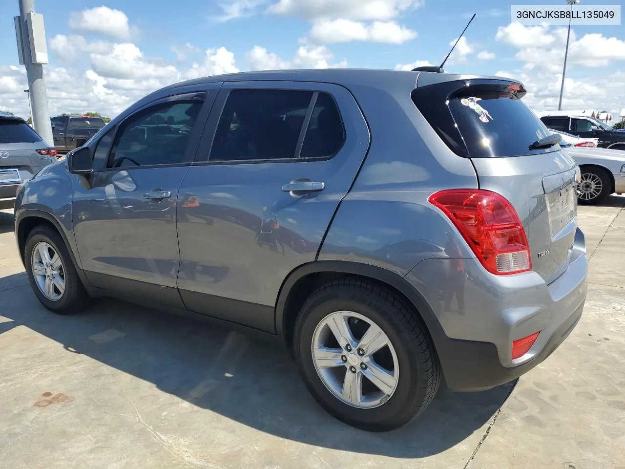 2020 Chevrolet Trax Ls VIN: 3GNCJKSB8LL135049 Lot: 73871224