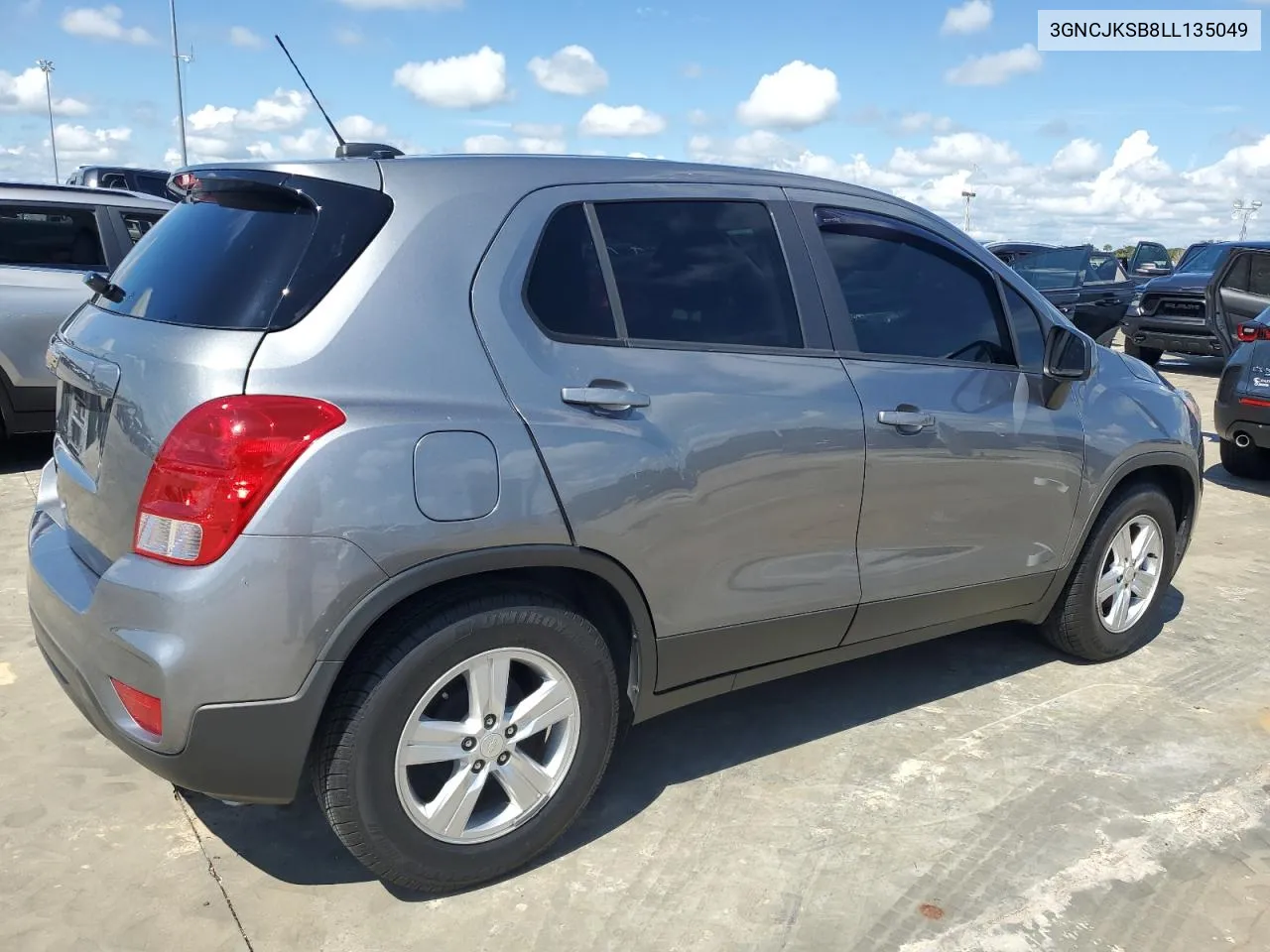 2020 Chevrolet Trax Ls VIN: 3GNCJKSB8LL135049 Lot: 73871224