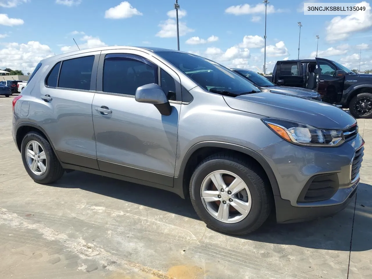 2020 Chevrolet Trax Ls VIN: 3GNCJKSB8LL135049 Lot: 73871224