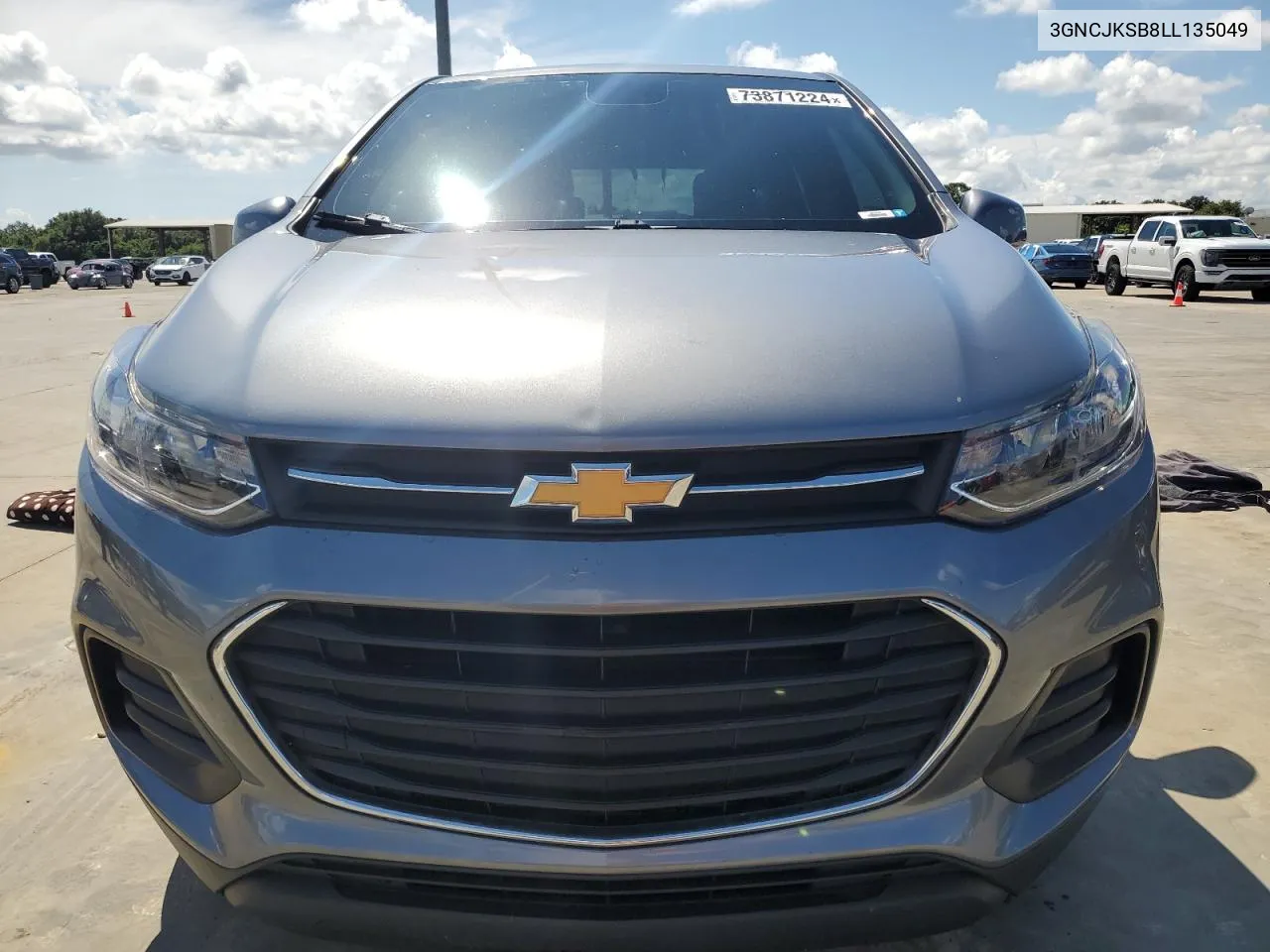 2020 Chevrolet Trax Ls VIN: 3GNCJKSB8LL135049 Lot: 73871224