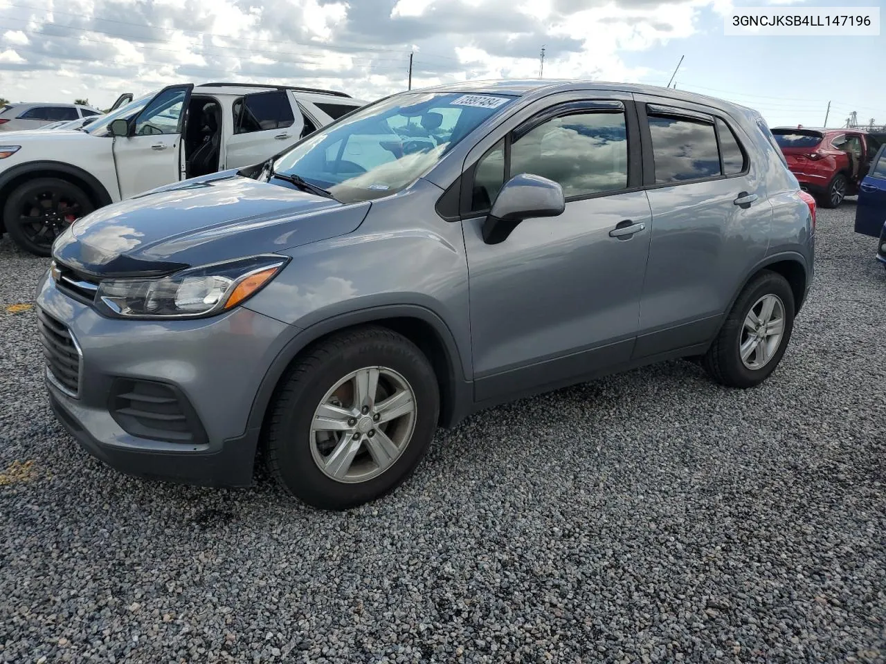 2020 Chevrolet Trax Ls VIN: 3GNCJKSB4LL147196 Lot: 73997484