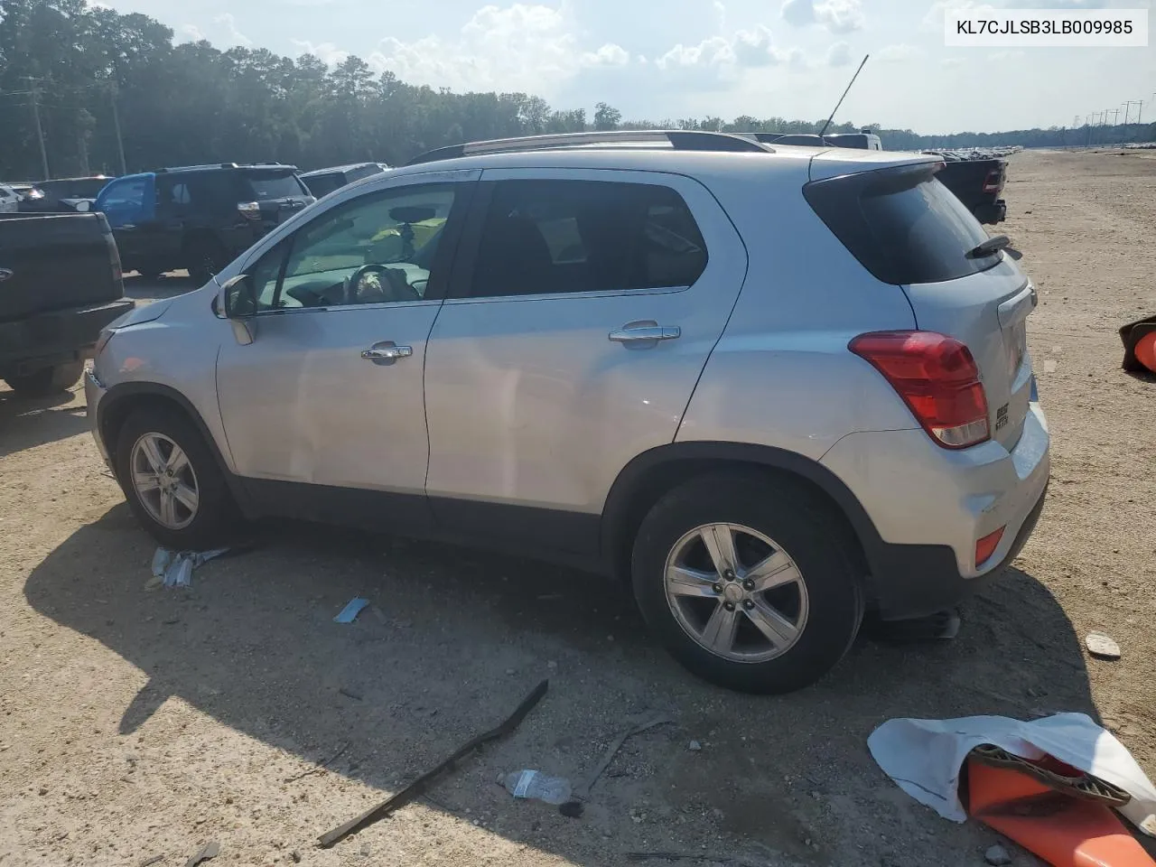 2020 Chevrolet Trax 1Lt VIN: KL7CJLSB3LB009985 Lot: 74036464