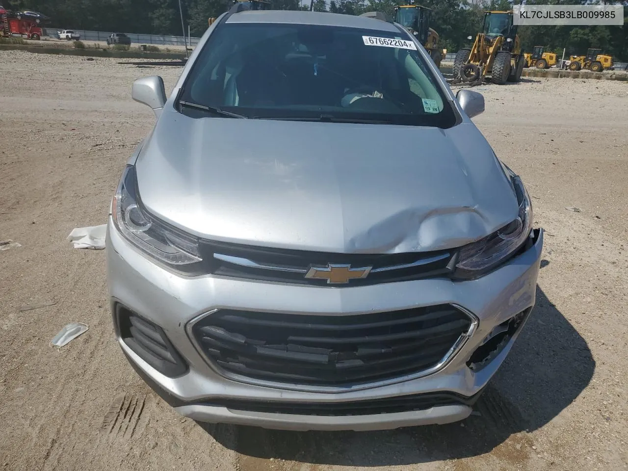 2020 Chevrolet Trax 1Lt VIN: KL7CJLSB3LB009985 Lot: 74036464