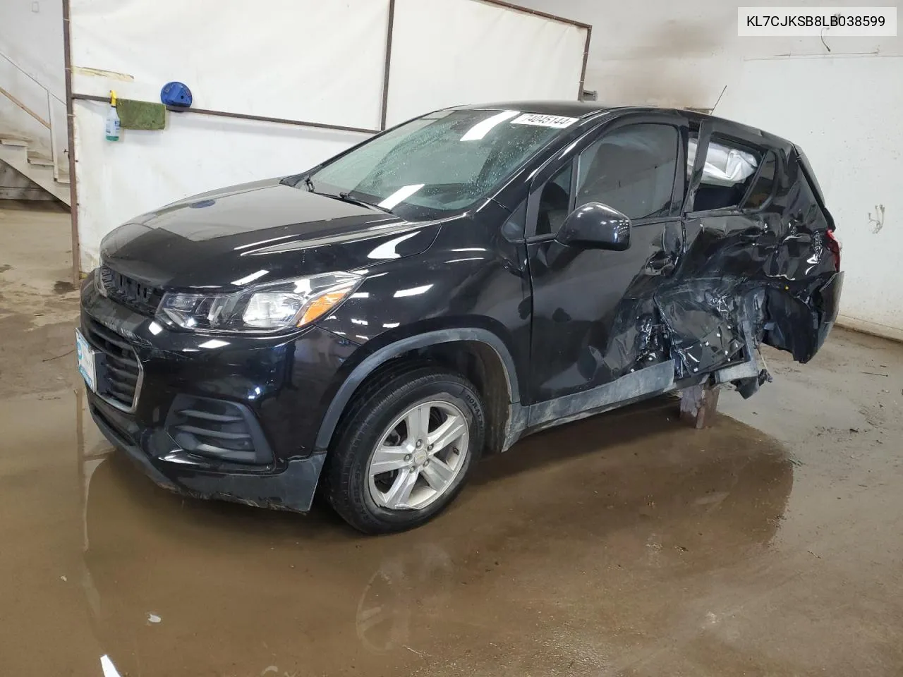 2020 Chevrolet Trax Ls VIN: KL7CJKSB8LB038599 Lot: 74045144