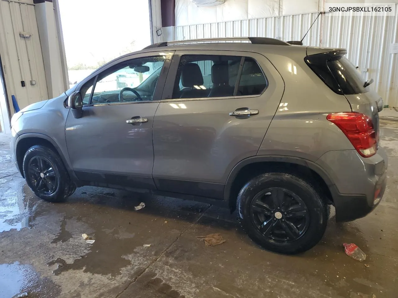 2020 Chevrolet Trax 1Lt VIN: 3GNCJPSBXLL162105 Lot: 74063884