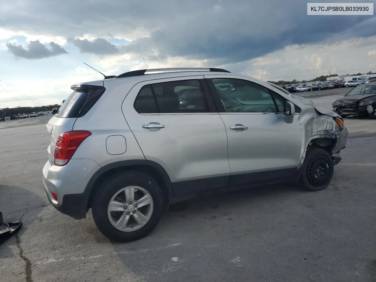 2020 Chevrolet Trax 1Lt VIN: KL7CJPSB0LB033930 Lot: 74102984