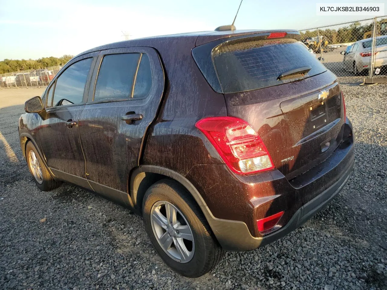 2020 Chevrolet Trax Ls VIN: KL7CJKSB2LB346903 Lot: 74124454